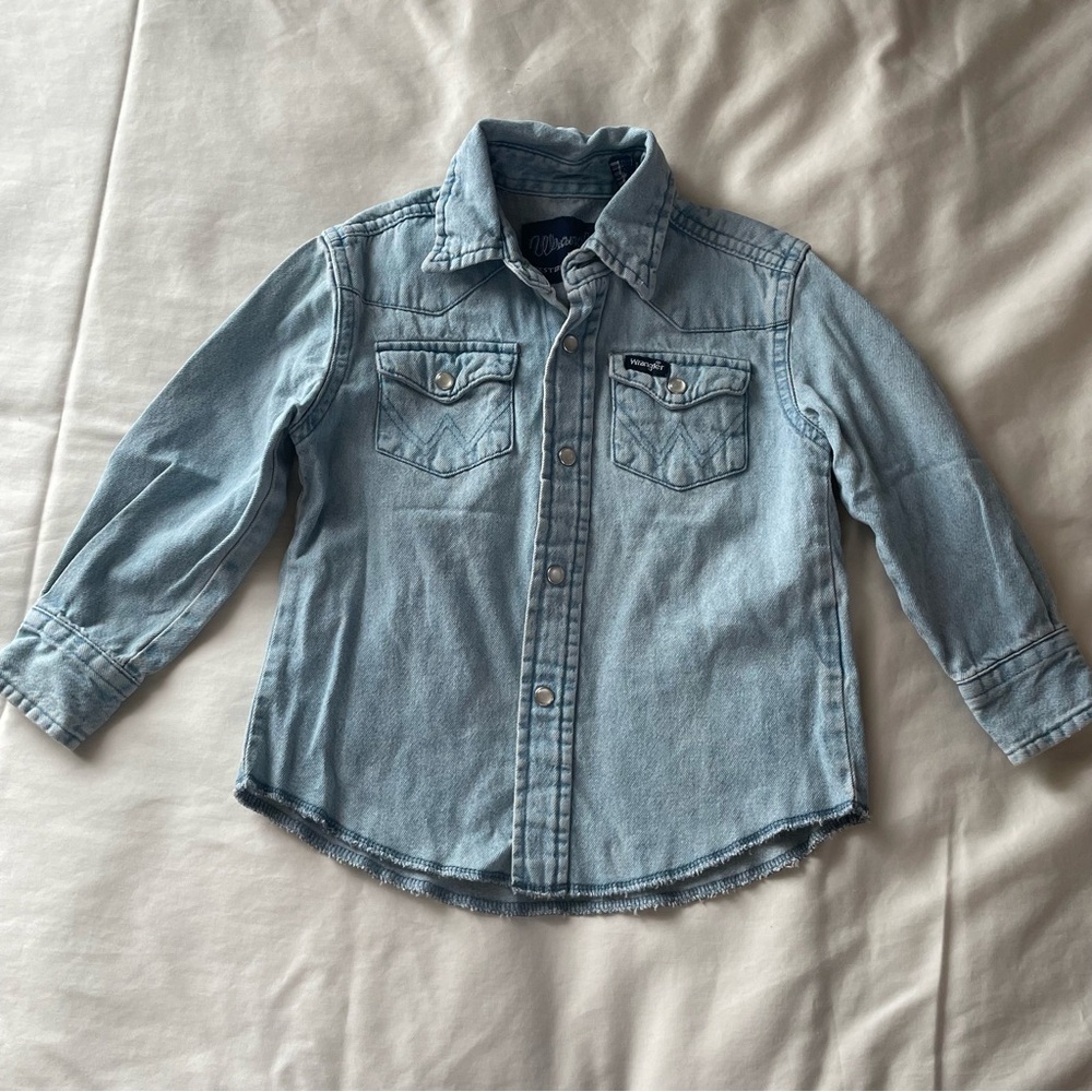 Denim Toddler Wrangler shirt
